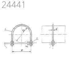 Опора швеллерная приварная тип 273-ШП-А1 ОСТ 36-146-88