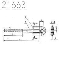 Тяги с ушком МН 3959-62 М10х200 мм