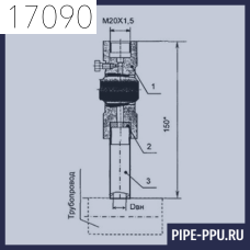 Закладные конструкции ЗК14 25 МПа Ст20